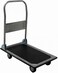 JJSFJH Trolley Portable Adjustable Large Chassis Hand Cart Extended Platform Platform Hand Sack Truck Trolley Transport Heavy Non-Slip Surface