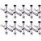 ATOPLEE 10Pcs Electrical Cabinet Key, 4 Way Utilities Key,Triangle/Square/Panel Cross Key For Faucet,Gas meter,Valve,Spigots,Electrical Cabinet Opening