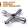 ATOPLEE 10Pcs Electrical Cabinet Key, 4 Way Utilities Key,Triangle/Square/Panel Cross Key For Faucet,Gas meter,Valve,Spigots,Electrical Cabinet Opening
