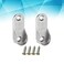 TOPBATHY Oval Clothes Hanging Rod Holder (4 Pieces Support And 8 Pieces Screws)