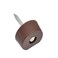 Corner Cabin Pack Of 30, Plastic Shelf Support Bookshelf Pegs, Cabinet Furniture Glass Wood Shelf Holder Pins, Bookcase Shelf Brackets,Brown Brown Ccbr713