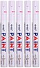 AQSON 10 Pcs Car Moto Auto Permanent Tyre Tread Rubber Marker Paint Pen Waterproof New White
