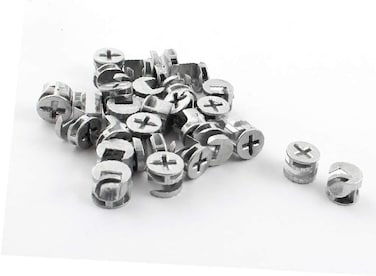 X-DREE 29 Pieces Furniture Cabinet Glass Silver Tone Shelf Support Holder Pins (57562856-A222-11E9-8D7C-4Cedfbbbda4E)