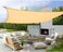 D&amp;D Pa Sun Shade Sail Rectangle, Sun Blocking Canopy Sail For Patios, Lawn, Porch, Deck, Backyard, Pergola Or Outdoor Activities, 95% UV Blockage &amp; Breathable Material, Sand (5 X 5 m)