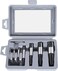 MDINC Steel Damaged Screw Extractor Drill Bit Guide Set Broken Bolt Remover Easy Stripped - 8 Pieces
