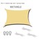 VF Vibefire Rectangle Shade Sail 98% UV Blocker Sunshade Canopy For Outdoor Pergola Backyard Patio Carport, Sand (2 X 3m)