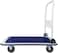 JJSFJH Tools Folding Rolling Flatbed Cart Hand Platform Truck Push Loading Trolley 60 * 90cm Load Bearing About 300Kg