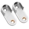 Sipery 10Pcs Oval Closet Rod End Supports Flanges Socket Wardrobe Hanging Rail Rod End Bracket Support For 16mm/0.6Inch Diameter Rod