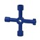 Jimmycloud 1Pc Key Wrench Cross Switch Alloy Universal Square Wrench Tool For Elevator Electrical Cupboard Box Cabinet Socket Wrench