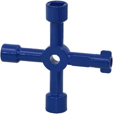 Jimmycloud 1Pc Key Wrench Cross Switch Alloy Universal Square Wrench Tool For Elevator Electrical Cupboard Box Cabinet Socket Wrench