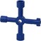 Jimmycloud 1Pc Key Wrench Cross Switch Alloy Universal Square Wrench Tool For Elevator Electrical Cupboard Box Cabinet Socket Wrench