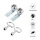 YARNOW 2 Sets Cabinet Lock Utility Key Set Distribution Box Triangle Lock Spanner Key For Panel
