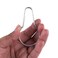 BHT Silver Metal Shower Curtain Style Hanging Clip Chain Hooks For Sorting &amp; Organizing, Window Arts &amp; Crafts Display, Diy Key Hangers (50 Pieces)
