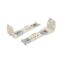 X-DREE 120mmx36mmx45mm Double Clips Curtain Drapery Track Rail Side Mount Bracket 10Pcs (78188Cea-A222-11E9-8D7C-4Cedfbbbda4E)