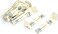 X-DREE 120mmx36mmx45mm Double Clips Curtain Drapery Track Rail Side Mount Bracket 10Pcs (78188Cea-A222-11E9-8D7C-4Cedfbbbda4E)