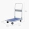 Showay Heavy Duty Folding Trolley Cart 150Kg Platform Flat Hand Barrow Sack Warehouse Folding Platform Trolley