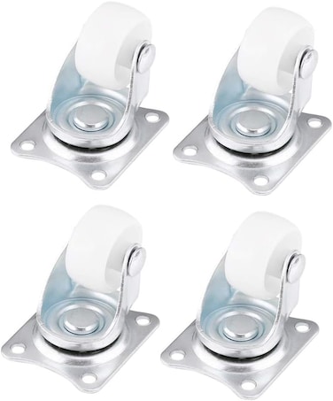 Zouminyy Wear Resistant Swivel Caster Less Noise Trolley Wheel Chairs Small Trolleys For Desks Luggage Cases