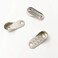 TOPBATHY 6Pcs Oval Closet Rod End Supports Furniture Hardware Accessories Wardrobe Tube Support Bracket Clothes Hanging Holder (2Pcs And 4Pcs Screws)