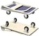 GENERIC Hardware Uae Platform Trolley, 220Kg With Fitted Wheels
