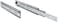 TCH Hardware 14" Inch 100 lb Steel Full Extension Ball Bearing Drawer Slides - Kitchen Cabinet Desk Draw