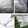 NIANXINN Heavy Duty Waterproof PVC Transparent Tarpaulin Poly Clear Vinyl Tarp Cover,0.3mm/360G/M&sup2; Thickening Plastic Sheeting Carport Balcony Rain Curtain Sun Protection Tarpaulin (80X120cm)