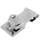Dingchi Twist Knob Keyed Locking Hasp For Small Doors, Cabinets And More, Steel, Lock In Chrome Plated, Metallics