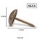 BronaGrand 100 Pieces Upholstery Nails Furniture Tacks Finish Tack Pins (Brass)