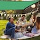 YQZZX Shading Net Sun Shade Sail Garden Courtyard Sun Awning Sunshade UV Protection Outdoor Shade Net, Various Sizes (Color : Green, Size : 1X3m)