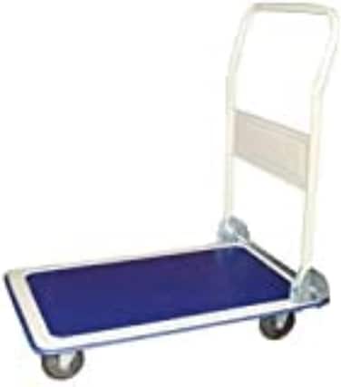 AQSON Folding Hand Cart Platform Trolley Heavy Duty Folding Hand Truck With Mute Wheels, 150Kg Load Capacity, Blue