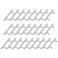 VOSAREA 25 Pieces Stainless Steel Cabinet Pull Furniture Bar Handles For Drawer Dresser Cupboard