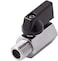 AQSON 1/4" Brass Mini Ball Valve Npt Female X Male Shut-Off Valve