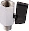 AQSON 1/4" Brass Mini Ball Valve Npt Female X Male Shut-Off Valve