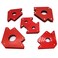 TIOIT COEME Mimoduck Tioit 6 Pcs Arrow Welding Magnet, Magnet Set For Metal Working 25, 50, And 75 lbs Strength Magnetic Holder, 45,90,135,180Degree Angle Fits Welding, Soldering, Assembling