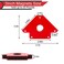 TIOIT COEME Mimoduck Tioit 6 Pcs Arrow Welding Magnet, Magnet Set For Metal Working 25, 50, And 75 lbs Strength Magnetic Holder, 45,90,135,180Degree Angle Fits Welding, Soldering, Assembling
