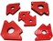 TIOIT COEME Mimoduck Tioit 6 Pcs Arrow Welding Magnet, Magnet Set For Metal Working 25, 50, And 75 lbs Strength Magnetic Holder, 45,90,135,180Degree Angle Fits Welding, Soldering, Assembling