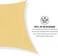 VF Rectangle UV Block Sun Shade (Large, 6X6M, Sand)