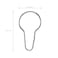 Garneck 60Pcs Shower Curtain Hooks Rings Metal Shower Curtain Hooks For Bathroom Shower Rod Curtains