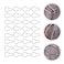 Garneck 60Pcs Shower Curtain Hooks Rings Metal Shower Curtain Hooks For Bathroom Shower Rod Curtains