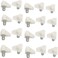 X-DREE Cupboard Cabinet Shelf Support Pegs Pins Bracket Holder White 5mm Dia 20Pcs