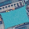 Mofish Blue Rectangle Sun Shade Sail Large Canopy 5X7 meter Outdoor Shade Cloth UV Block Fabric For Patio Backyard Garden, 320D Polyester Cloth &amp; Pu Coating