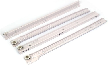 Uxcell 14" Roller Wheel Cabinet Drawer Keyboard Slide Glide Runner 2 Pairs