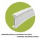 KXLIFE Flexible Curtain Ceiling Track, Curved Ceiling Track For Curtains, Hospital Curtain Track System, Room Divider Curtain Track(12 ft)