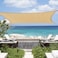 D&amp;D Sun Shade Sail Canopy, Outdoor Breathable Rectangle Sail Shade, Uv-Block Resistant For Patio Garden (3X5m)