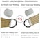 D&amp;D Sun Shade Sail Canopy, Outdoor Breathable Rectangle Sail Shade, Uv-Block Resistant For Patio Garden (3X5m)