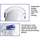 Sofia Clothing 5 Pcs Reusable Safety Face Shield, Elastic Transparent Full Face Protective Visor With Eye &amp; Head Protection, Disposable Face Shield Protect From Saliva Oil Splash And Etc
