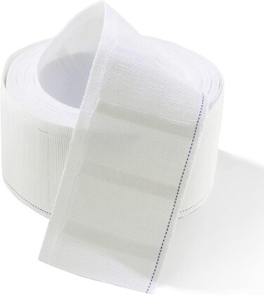 MJMP Pleat Tape For Curtain Heading Vintage Style Small Size (2.8In X 20Yards)