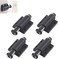 WANLIAN Magnetic Sliding Door Heavy-Duty Touch Door Lock Cabinet Sliding Door Lock And Snap Sliding Door Magnetic Buckle Rv Drawer Closer Kitchen Cabinet Door Closing (Black 1)