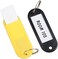 YIMIDM Key Tags, 16Pcs Key Fobs Labels With Split Ring Key Fobs Id Tags For Luggage Pet Name Memory Stick Tags (8 Colors)