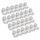 Uxcell Furniture Shelf L Shaped Angle Bracket Corner Braces Support 20mm X 20mm X 16mm,25 Pcs