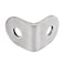 Uxcell Furniture Shelf L Shaped Angle Bracket Corner Braces Support 20mm X 20mm X 16mm,25 Pcs